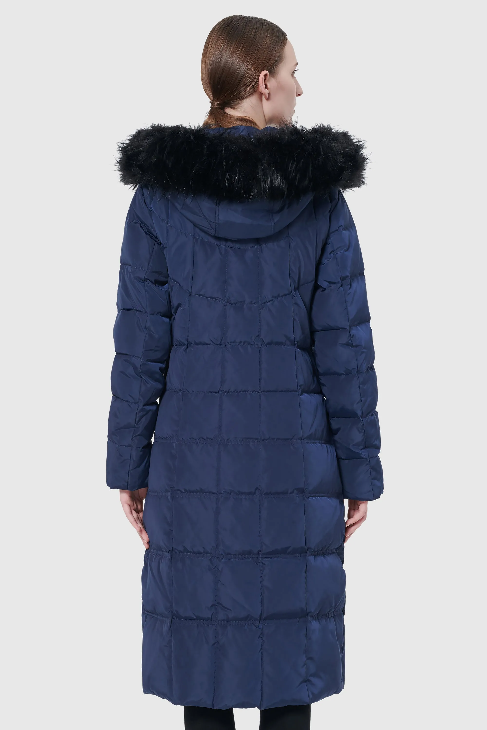 Maxi Thickened Hooded Down Jacket