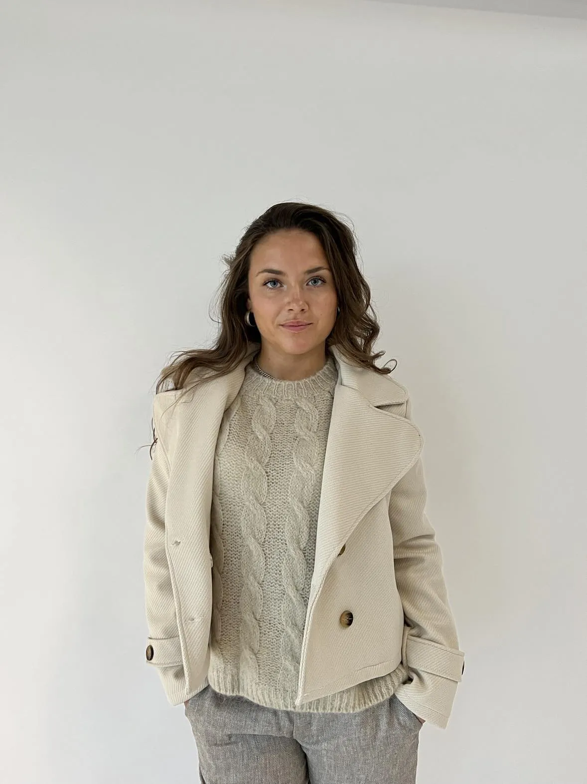 Maxima short coat - Beige