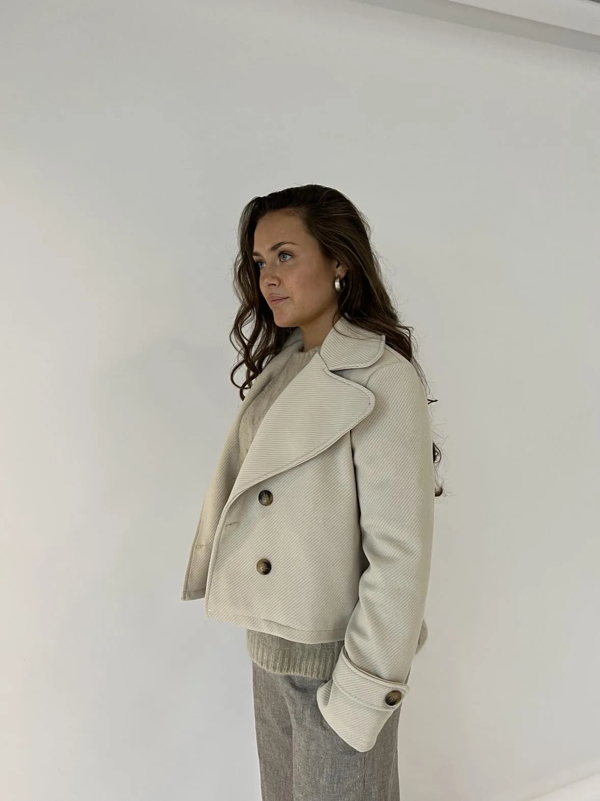 Maxima short coat - Beige