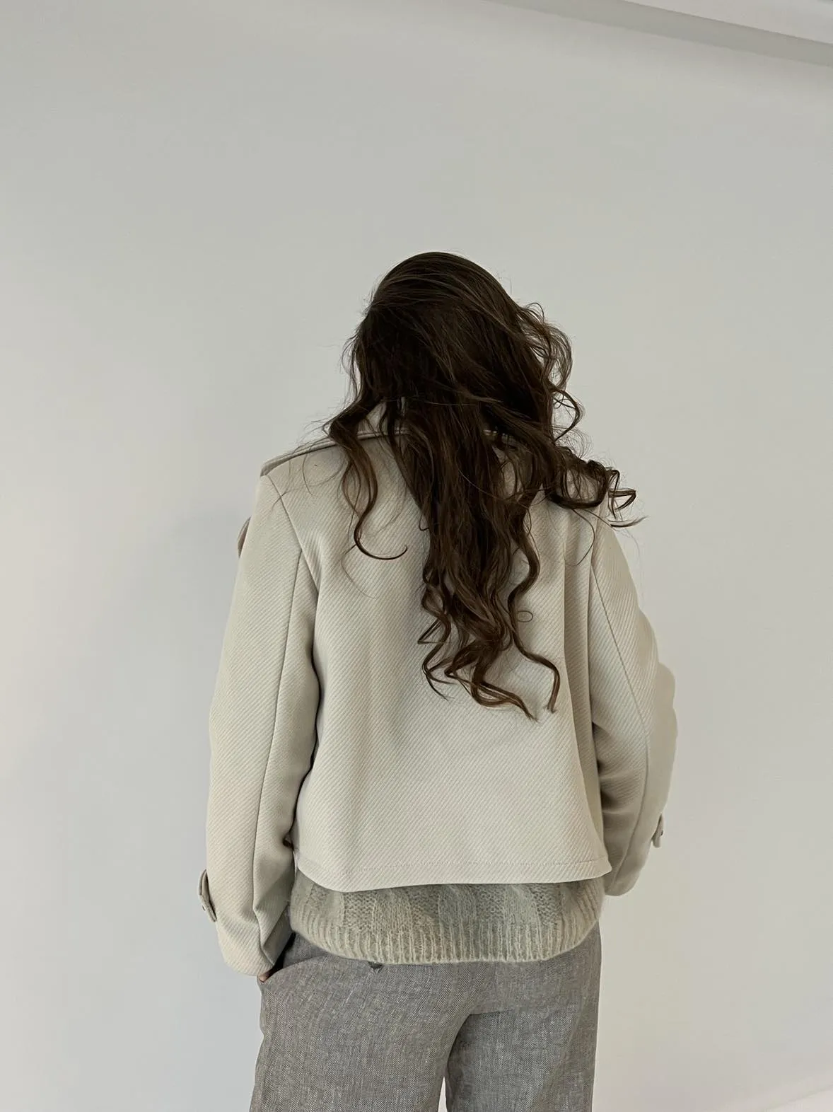 Maxima short coat - Beige
