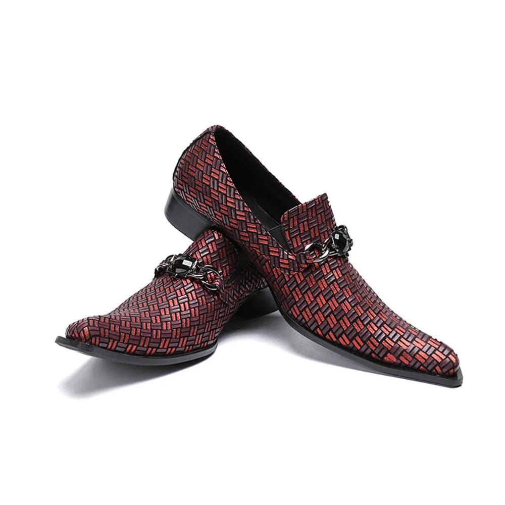 Men Slip On Oxford Loafer Shoes