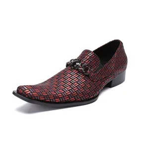 Men Slip On Oxford Loafer Shoes