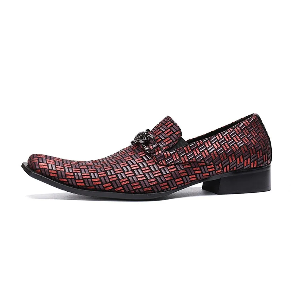 Men Slip On Oxford Loafer Shoes