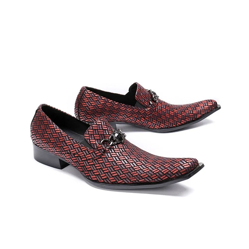 Men Slip On Oxford Loafer Shoes