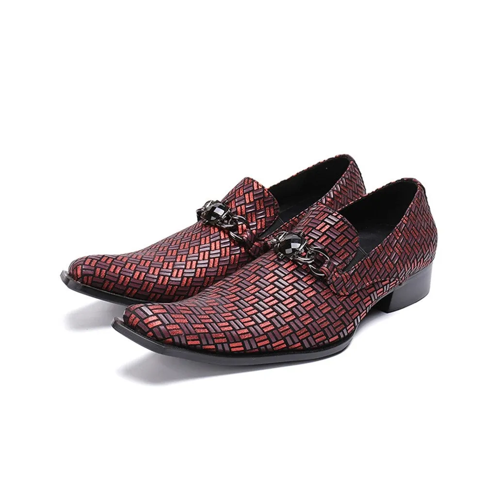 Men Slip On Oxford Loafer Shoes
