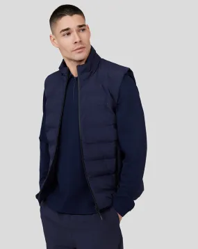 Men's Midnight Navy Metropolis Padded Gilet Vest - Insulated Outdoor Layer for Men, Warm Sports Vest