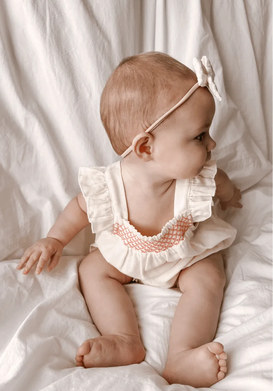 Miann & Co Baby - Shirred Bodysuit - Lemon