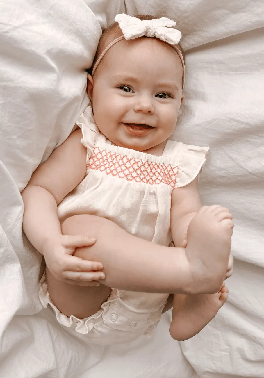 Miann & Co Baby - Shirred Bodysuit - Lemon