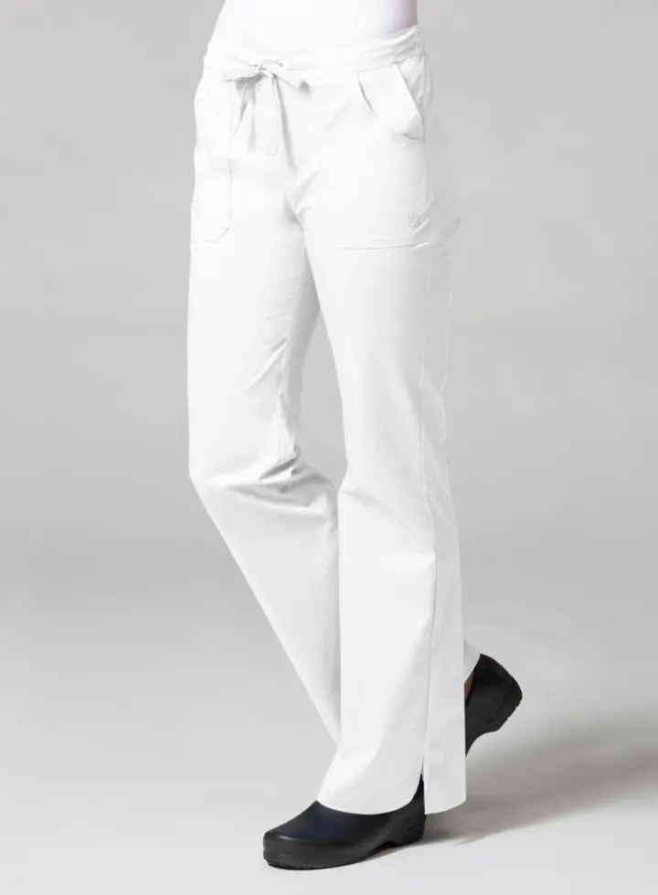 Multi Pocket Flare Pant XS-2XL by Maevn (Regular) /  WHITE