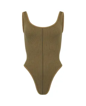 Nagnata Classic Wool Bodysuit - Fennel