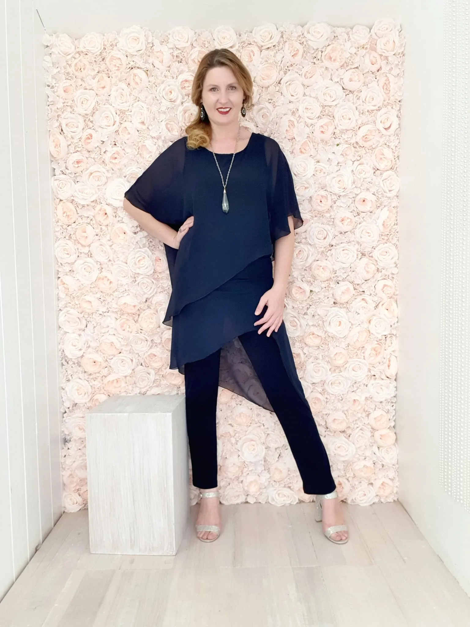 Navy Tilly Jumpsuit