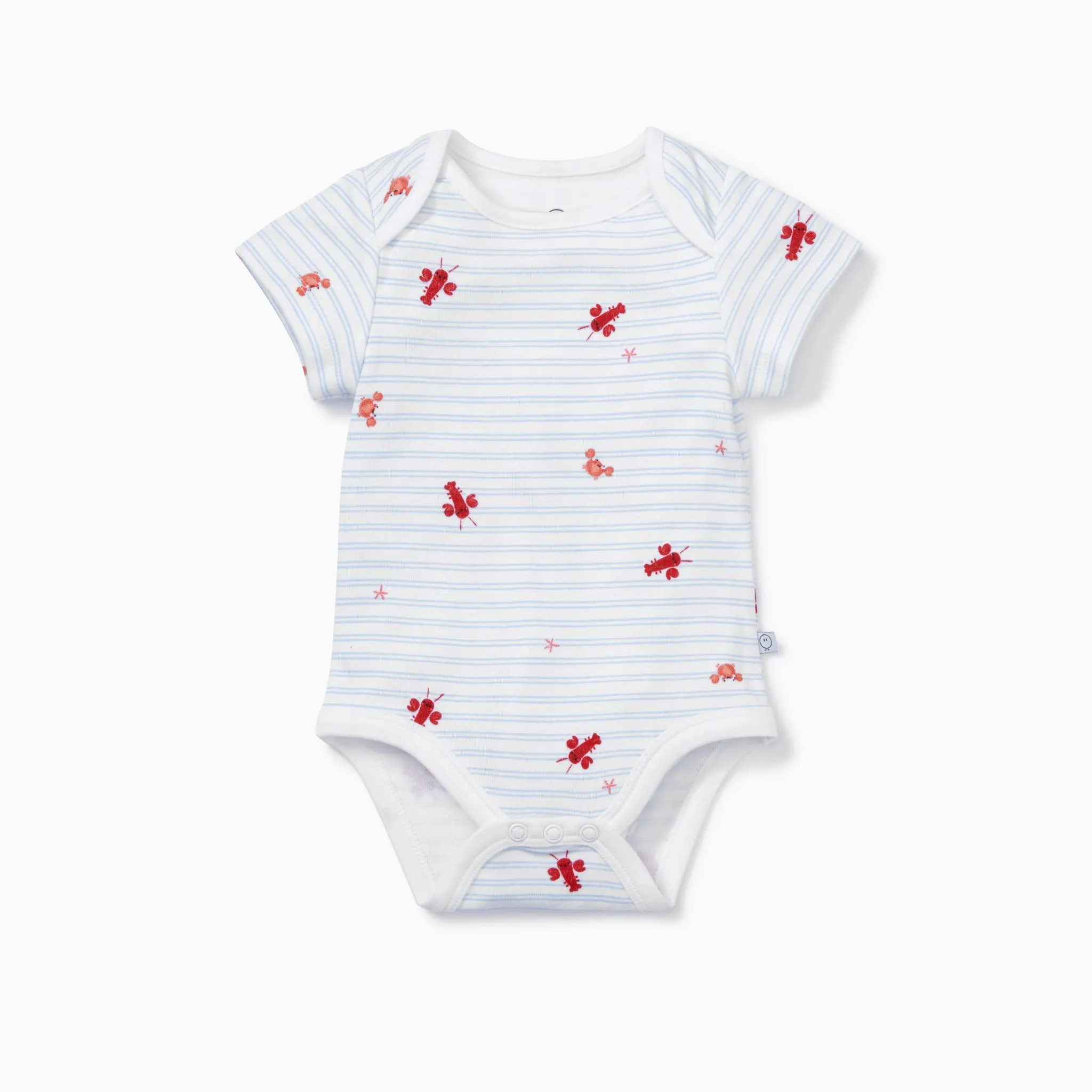 Ocean & Coral Short Sleeve Bodysuit 4 Pack