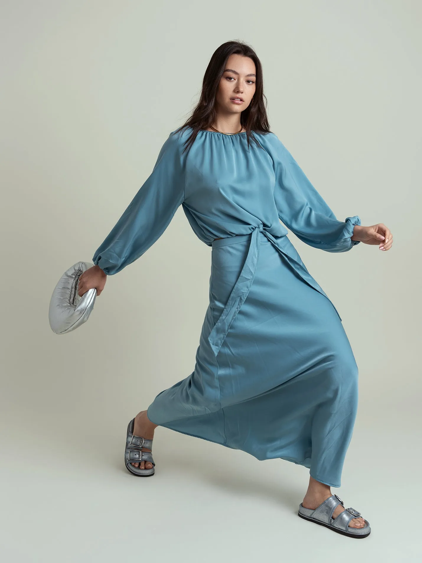 ofd maxi bias skirt