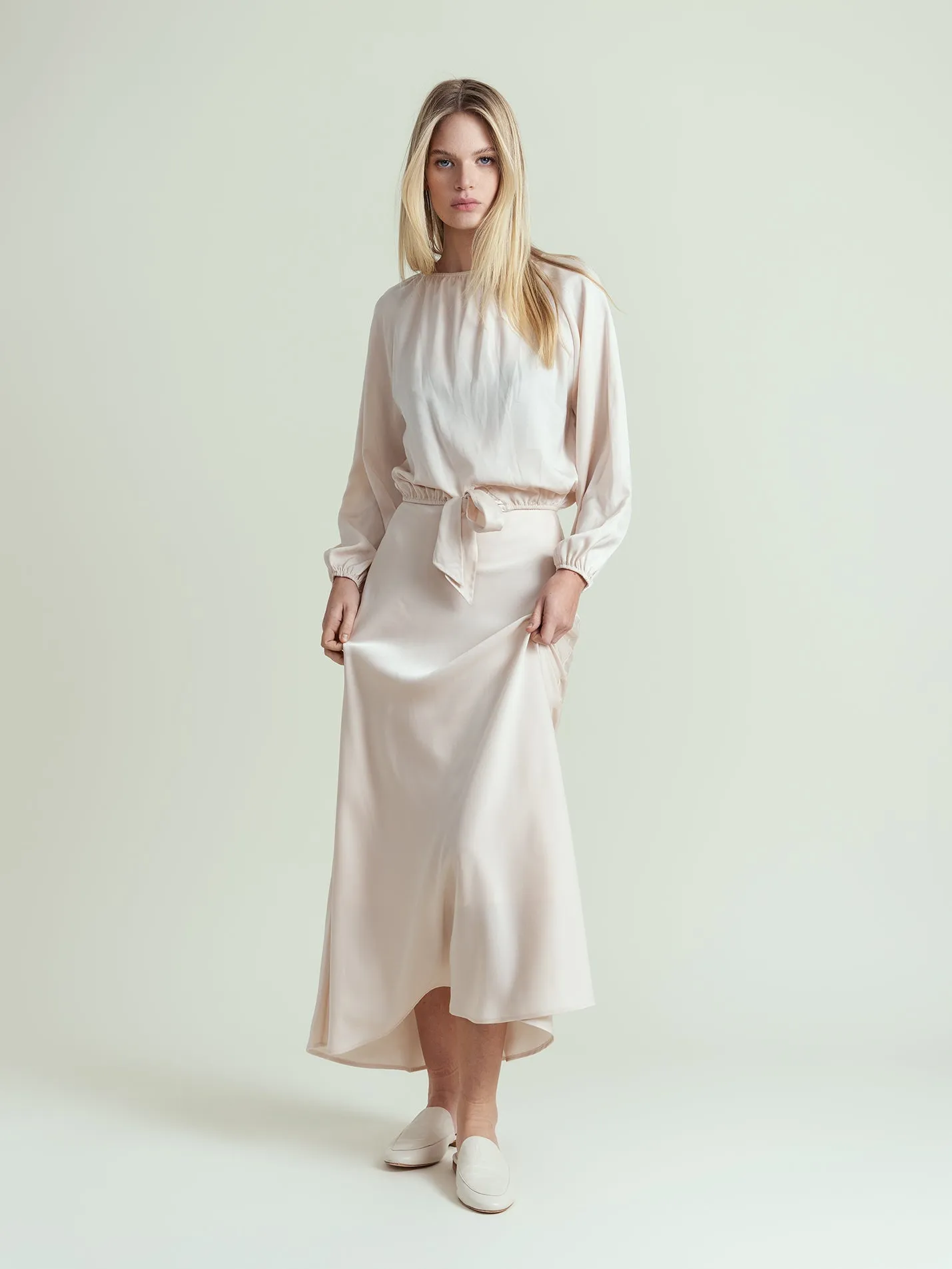 ofd maxi bias skirt