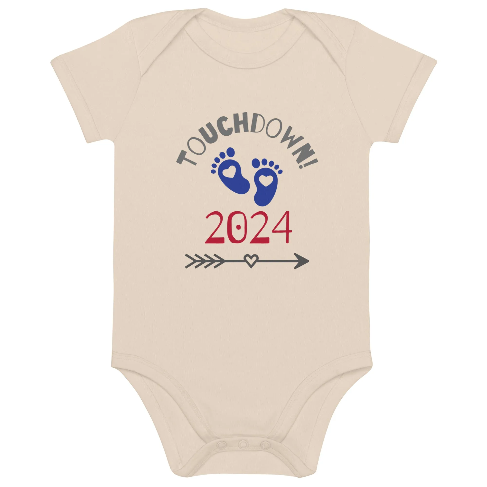 Organic cotton baby bodysuit, customize your love