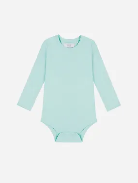Organic Cotton Long Sleeved Bodysuit | Mint