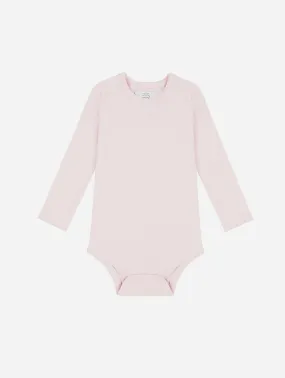 Organic Cotton Long Sleeved Bodysuit | Pink