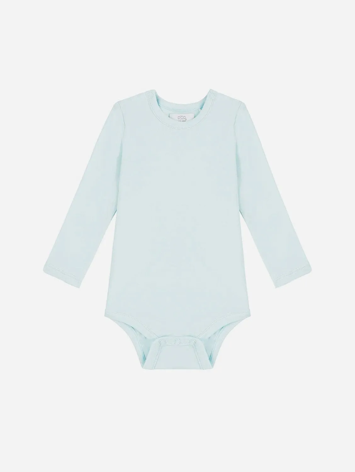 Organic Cotton Long Sleeved Bodysuit | Sky Blue
