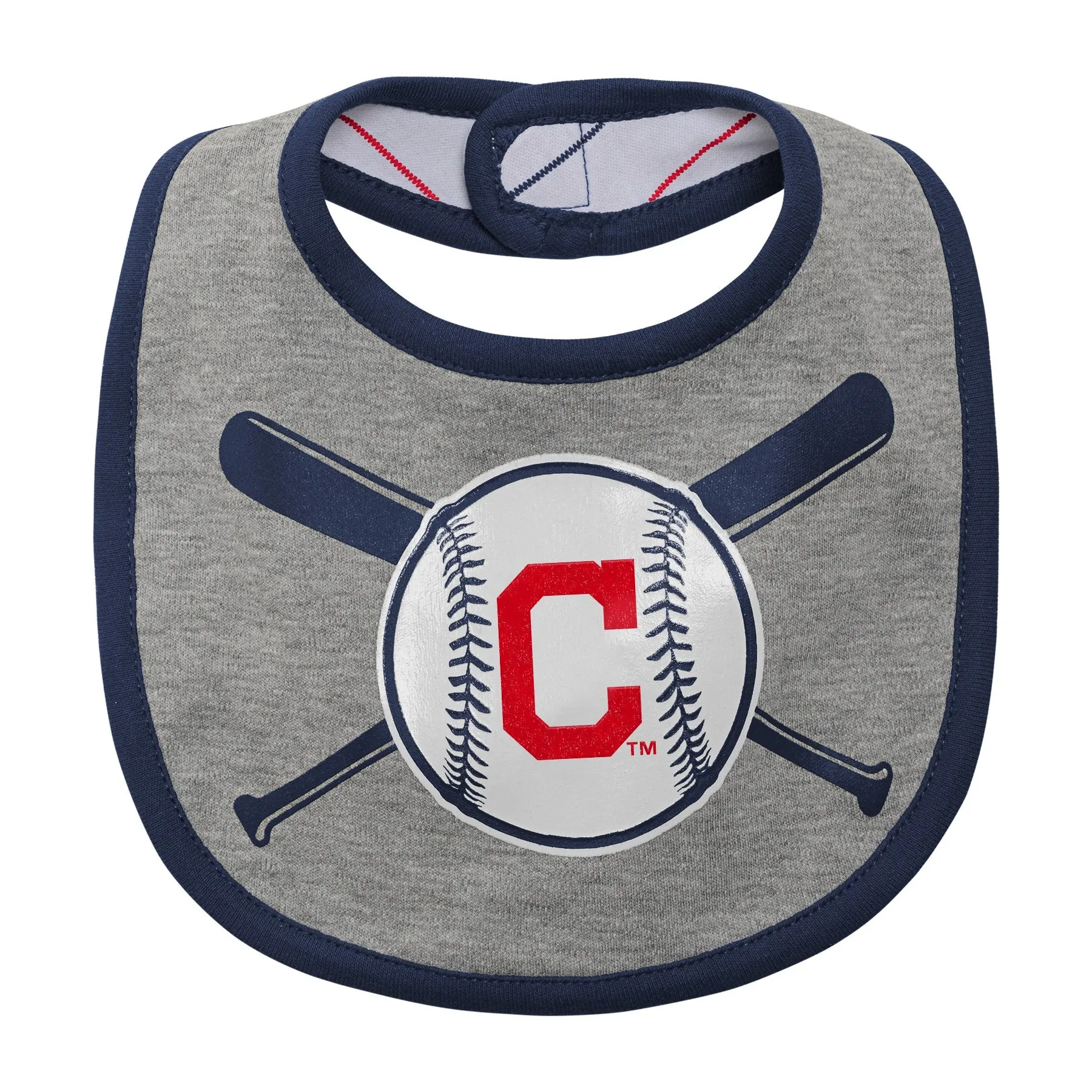 Outerstuff MLB Infant Cleveland Indians "Is It Game Time Yet" Creeper Set