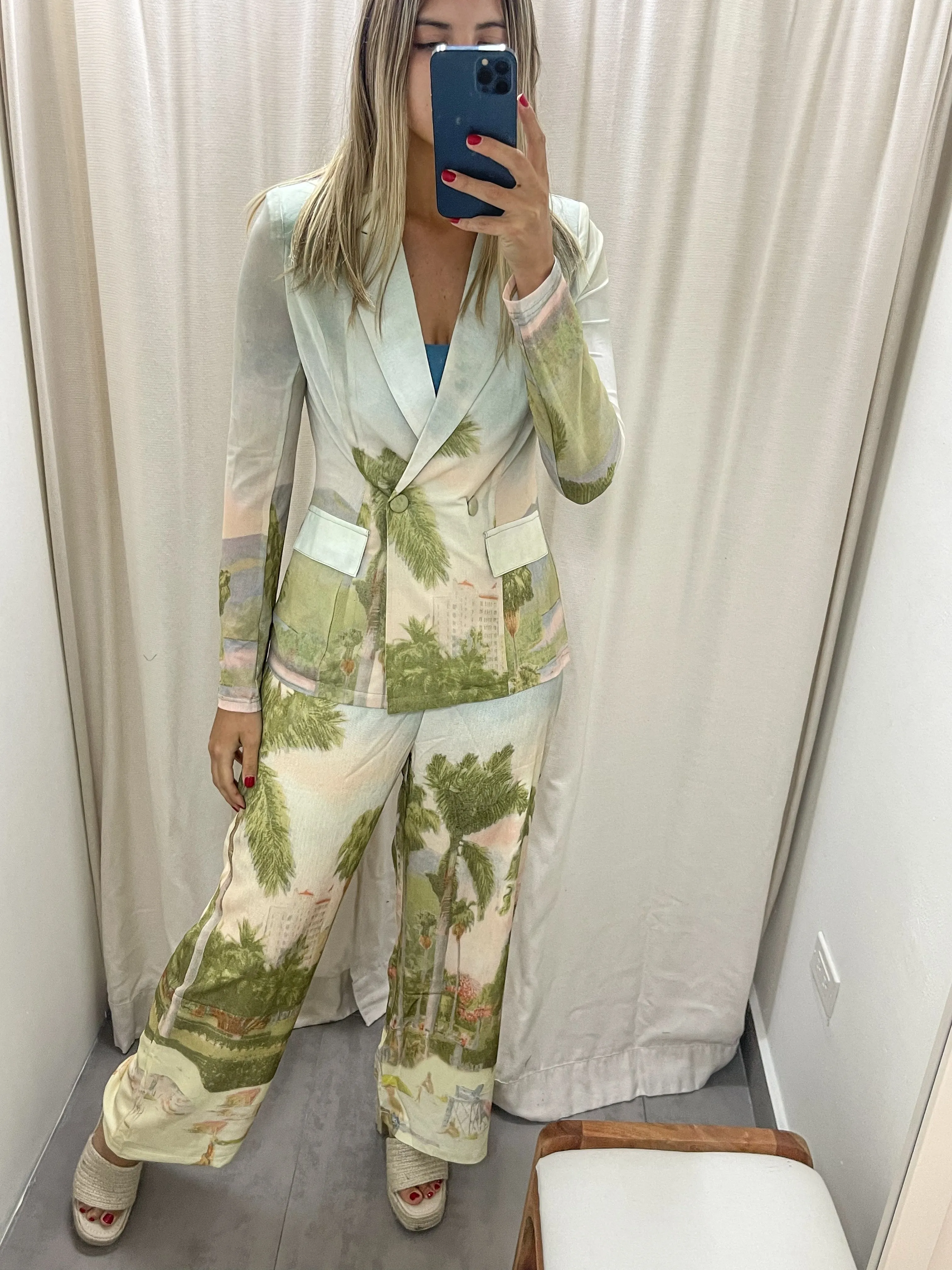 PANORAMIC PRINT BLAZER