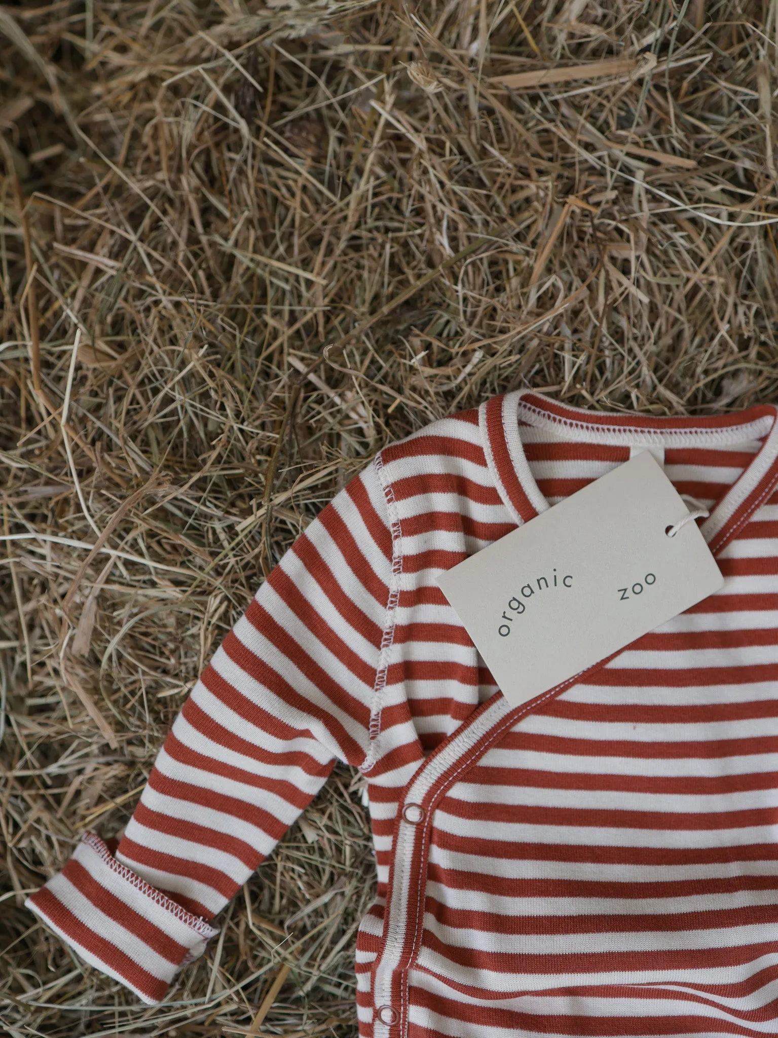 Paprika Stripes Wrap Bodysuit