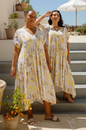 Peak Maxi Dress | White Fruit Punch