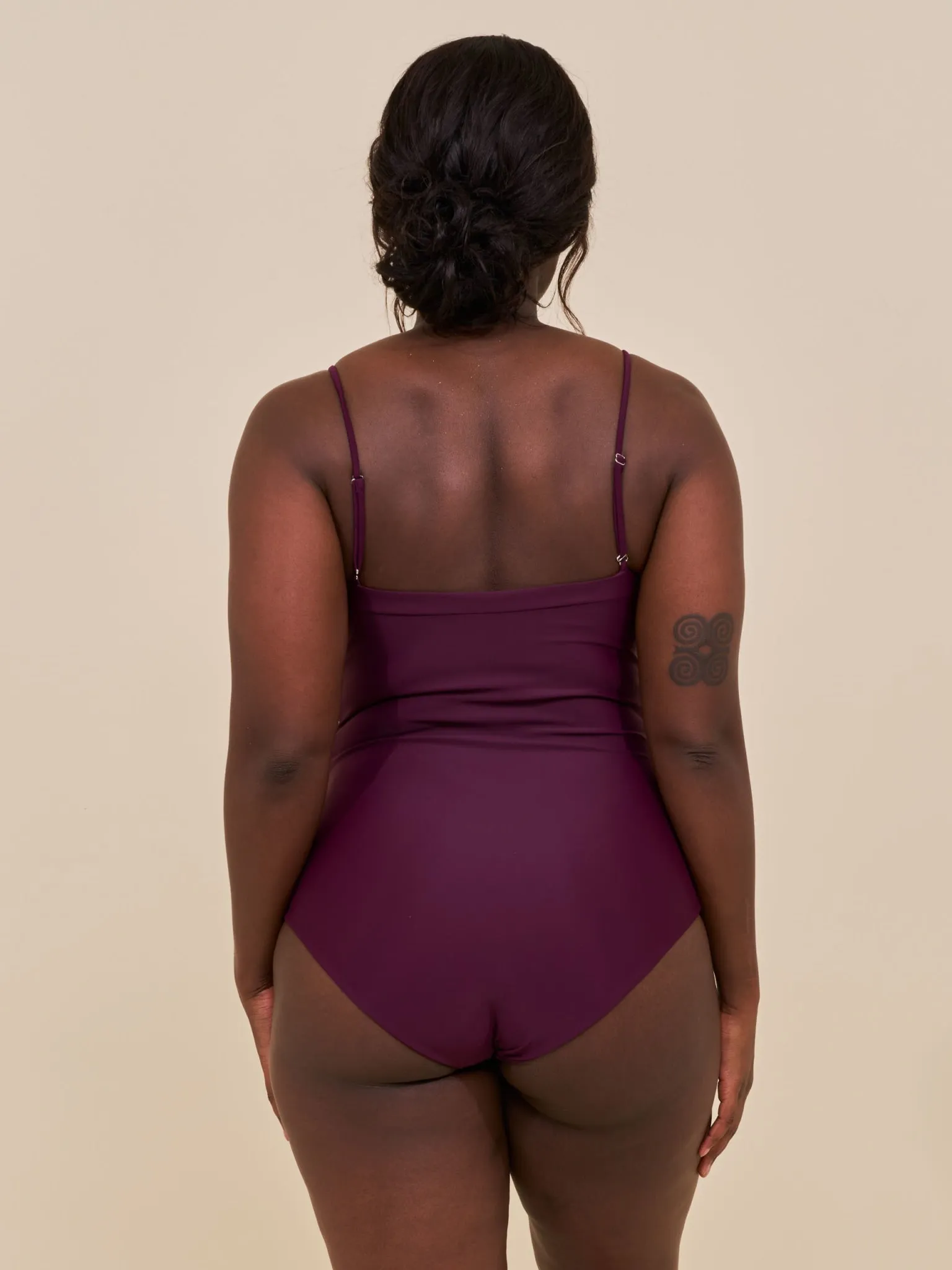 Penida Full Coverage Swimsuit Deep Purple