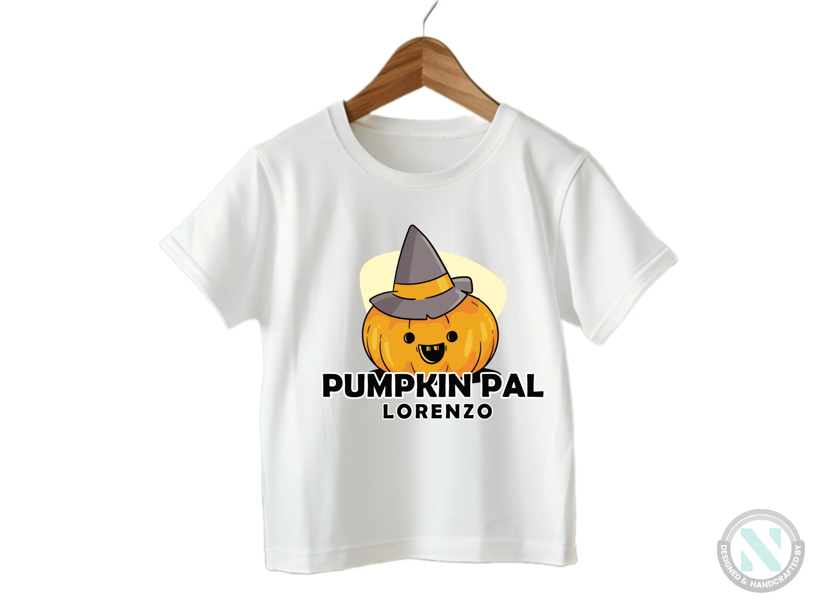 Personalize Girl Name Halloween Bodysuit With Pumpkin Pak- First Halloween Party Gifting