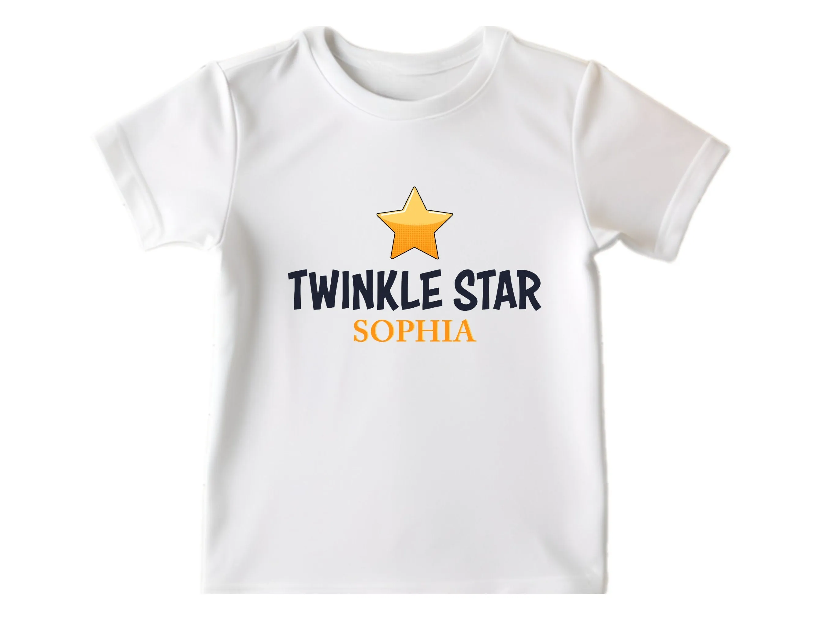 Personalized Twinkle Star Girl Name Bodysuit Gift Set for Baby