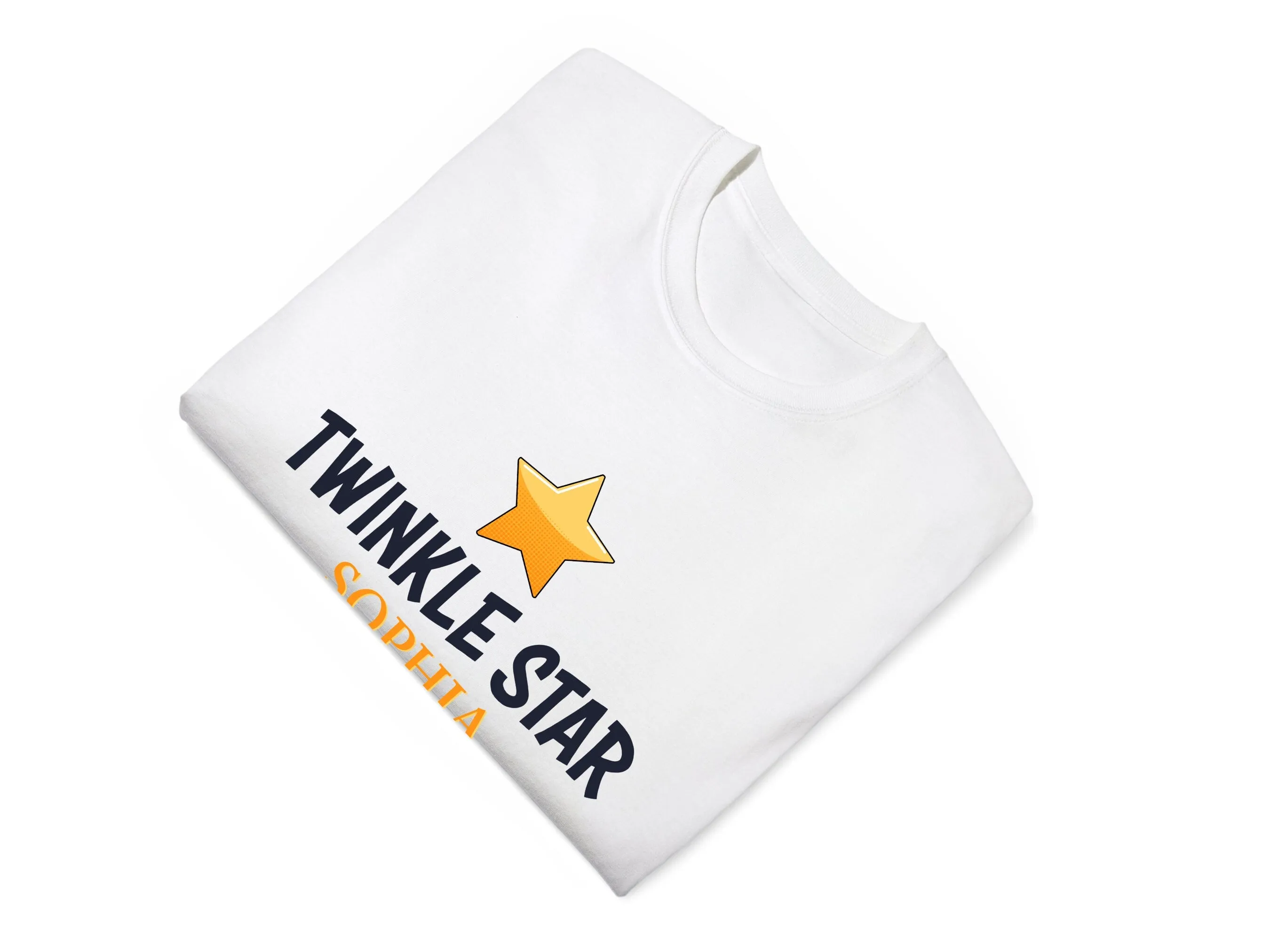 Personalized Twinkle Star Girl Name Bodysuit Gift Set for Baby