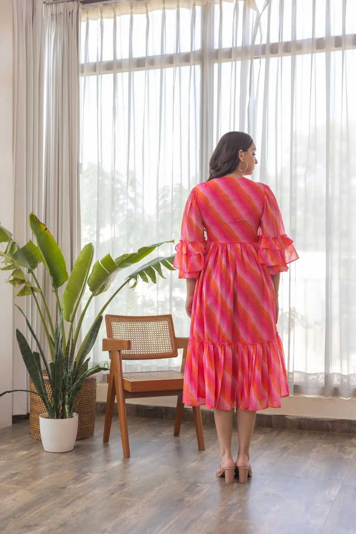 PINK WAVE NURSING MAXI