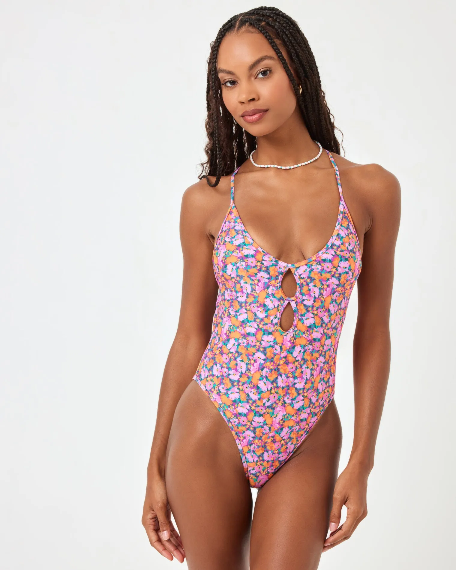 Printed Clover One Piece Swimsuit - Positively Poppies