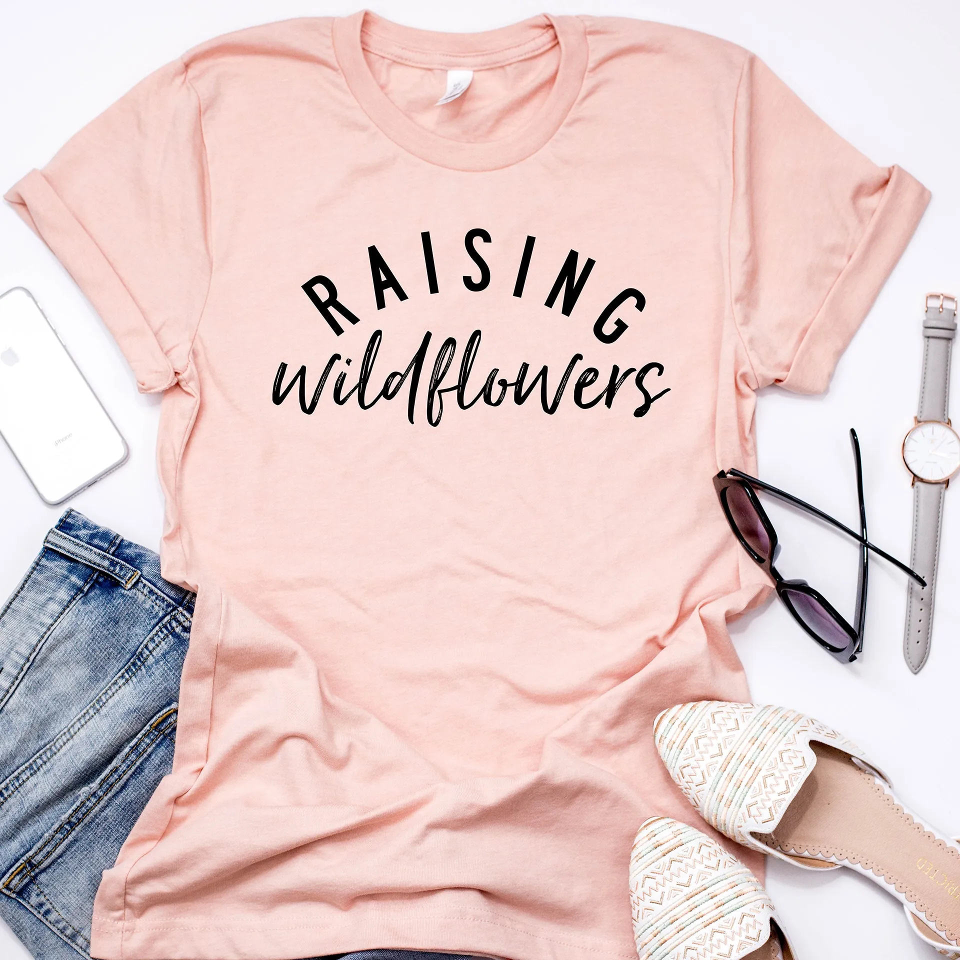 Raising Wildflowers (Plural) - Original Design - Unisex Tee