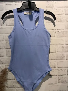 Reef Racerback Bodysuit in Spring Blue