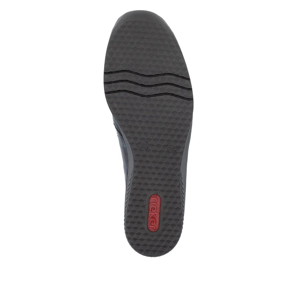 Rieker Ladies Croc Wedge Shoe