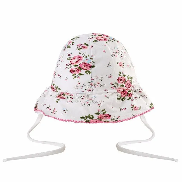 Rosy Ribbon Baby Set (Bodysuit & Hat)
