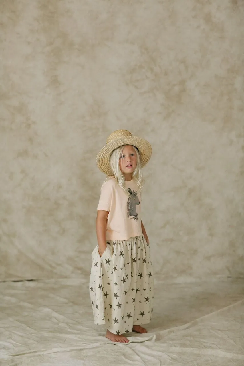 Rylee   Cru Star Maxi Skirt / Vanilla