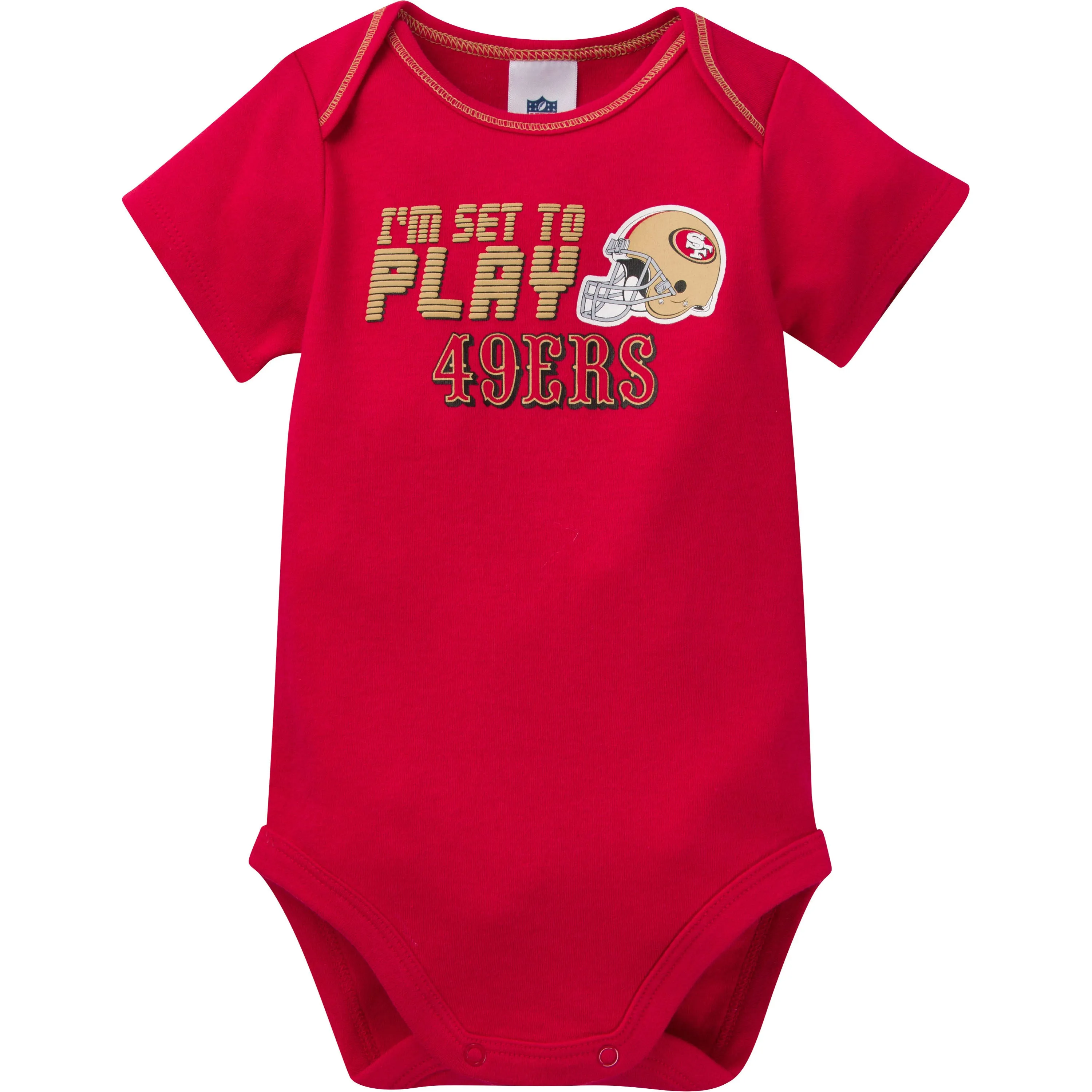 San Francisco All Set to Play 3 Pack Bodysuit Set