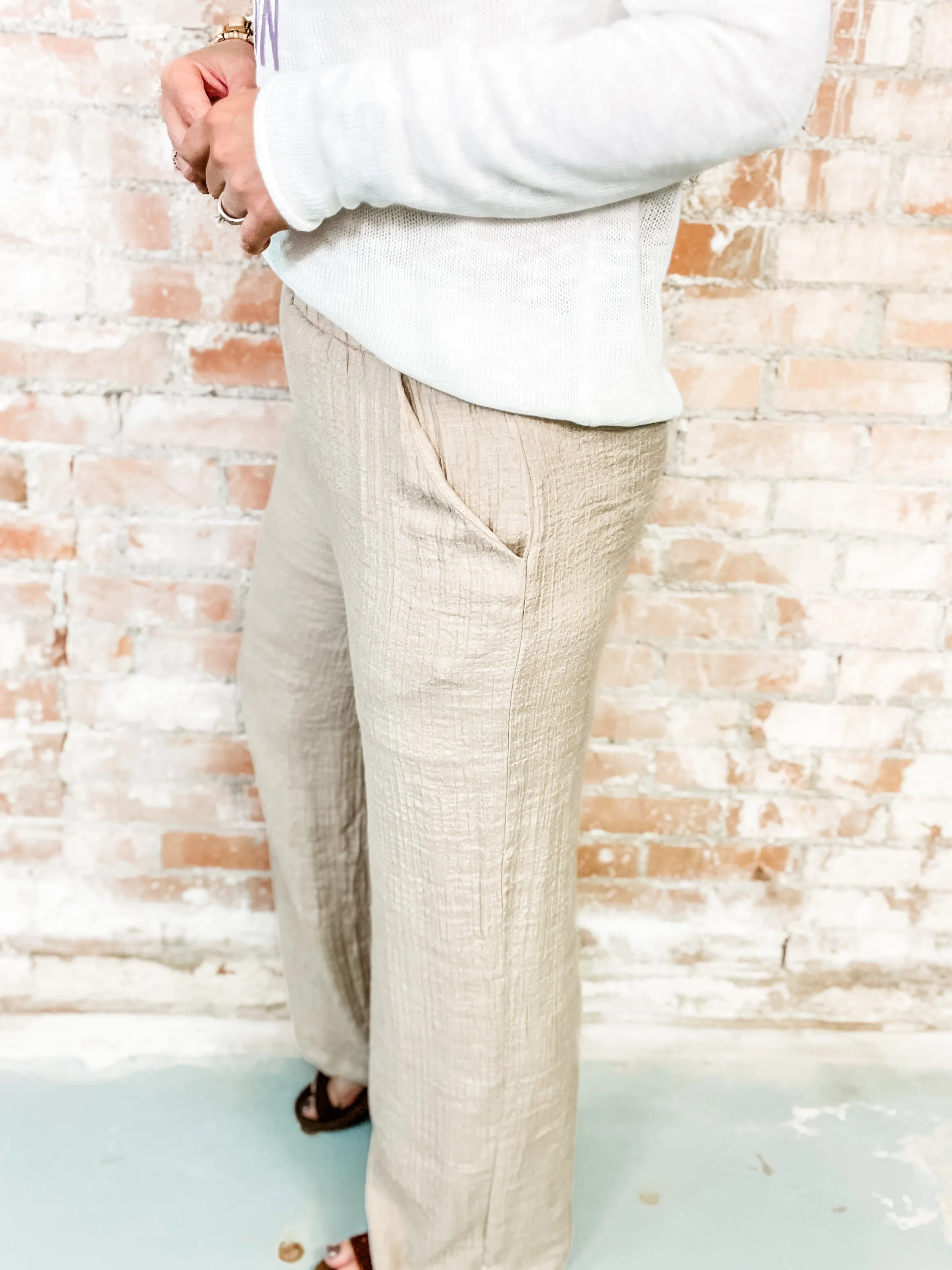 Sandy High Rise Pants - FINAL SALE