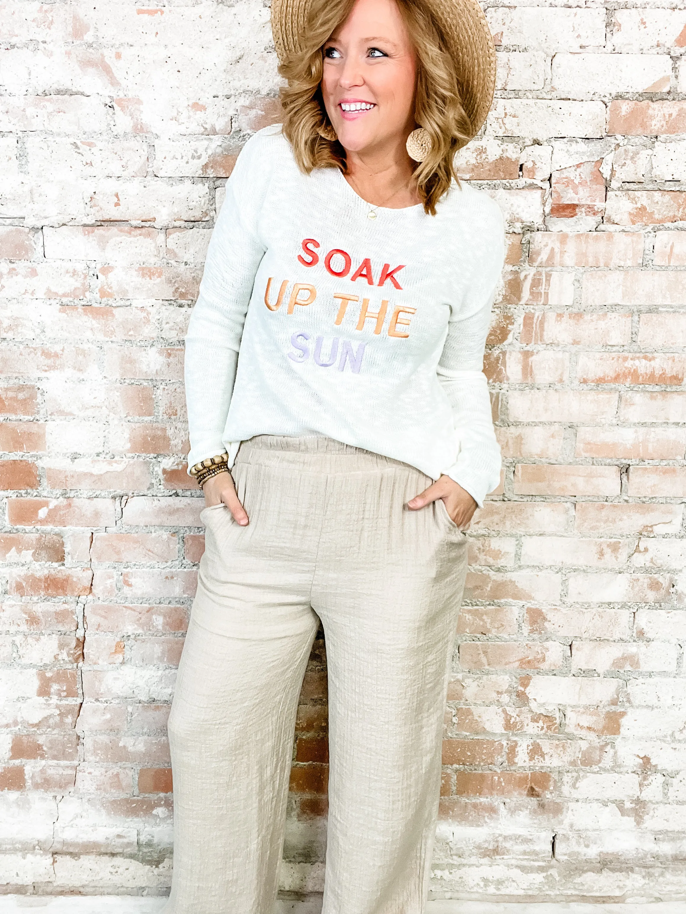 Sandy High Rise Pants - FINAL SALE