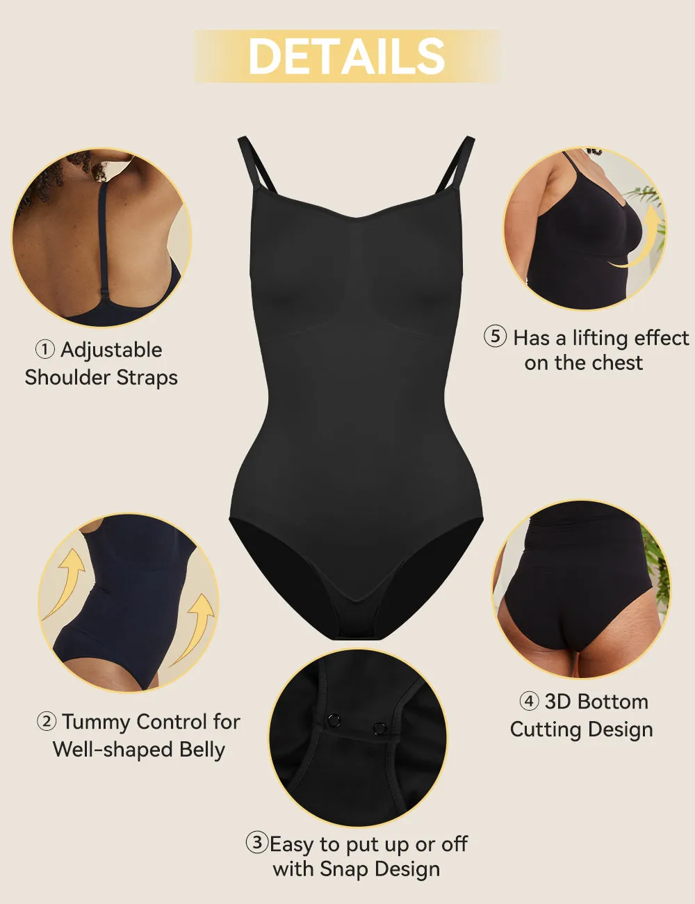 Seamless Barely There Brief Bodysuit