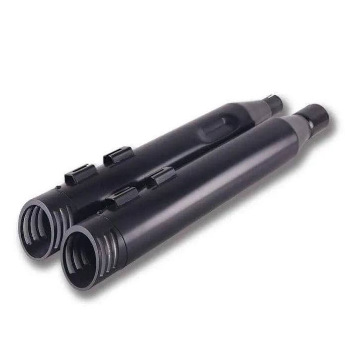 Sharkroad Harley Touring M8 2017-2024 4.0” Black Slip On Mufflers BACK ORDER