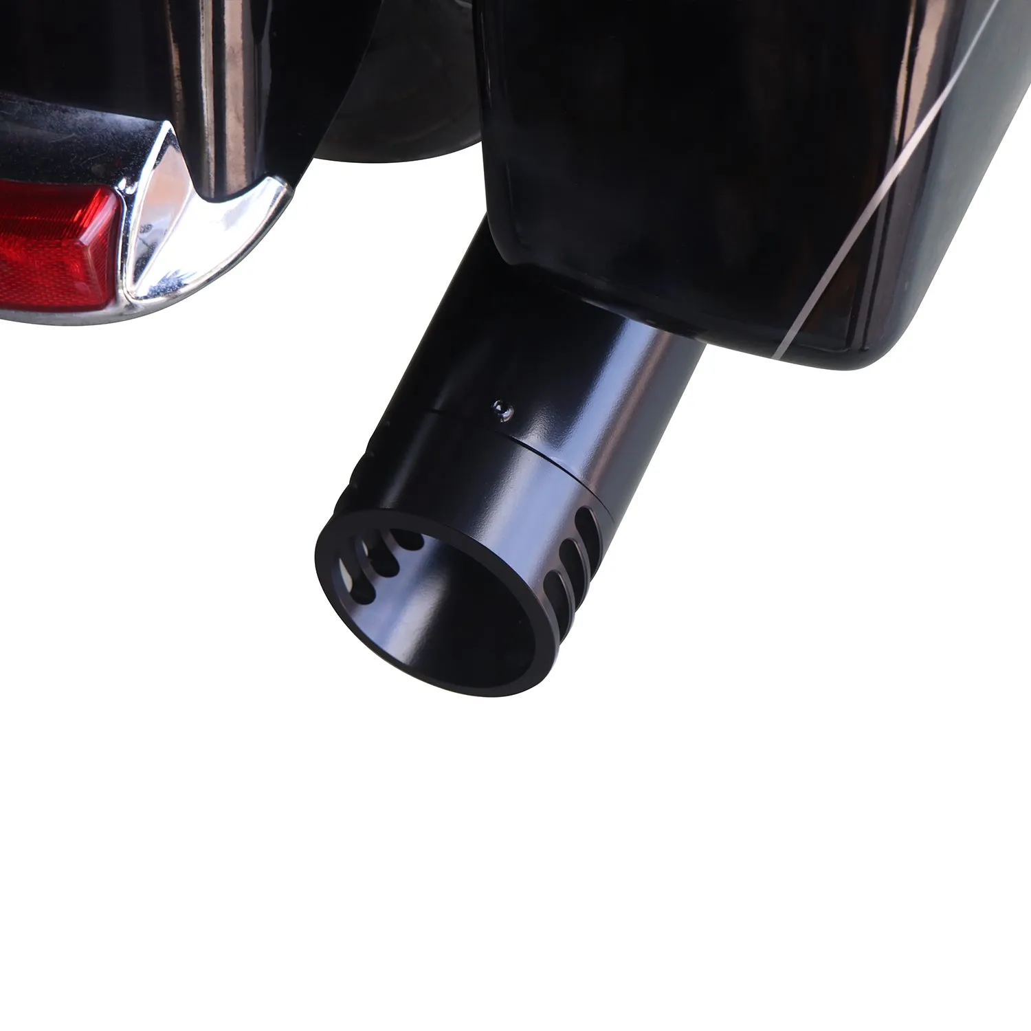 Sharkroad Harley Touring M8 2017-2024 4.0” Black Slip On Mufflers BACK ORDER