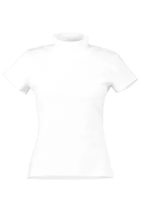 Short Sleeve Turtleneck Top