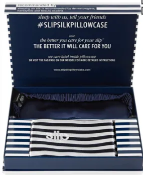 SLIP SILK PILLOWCASE AND EYE MASK SET