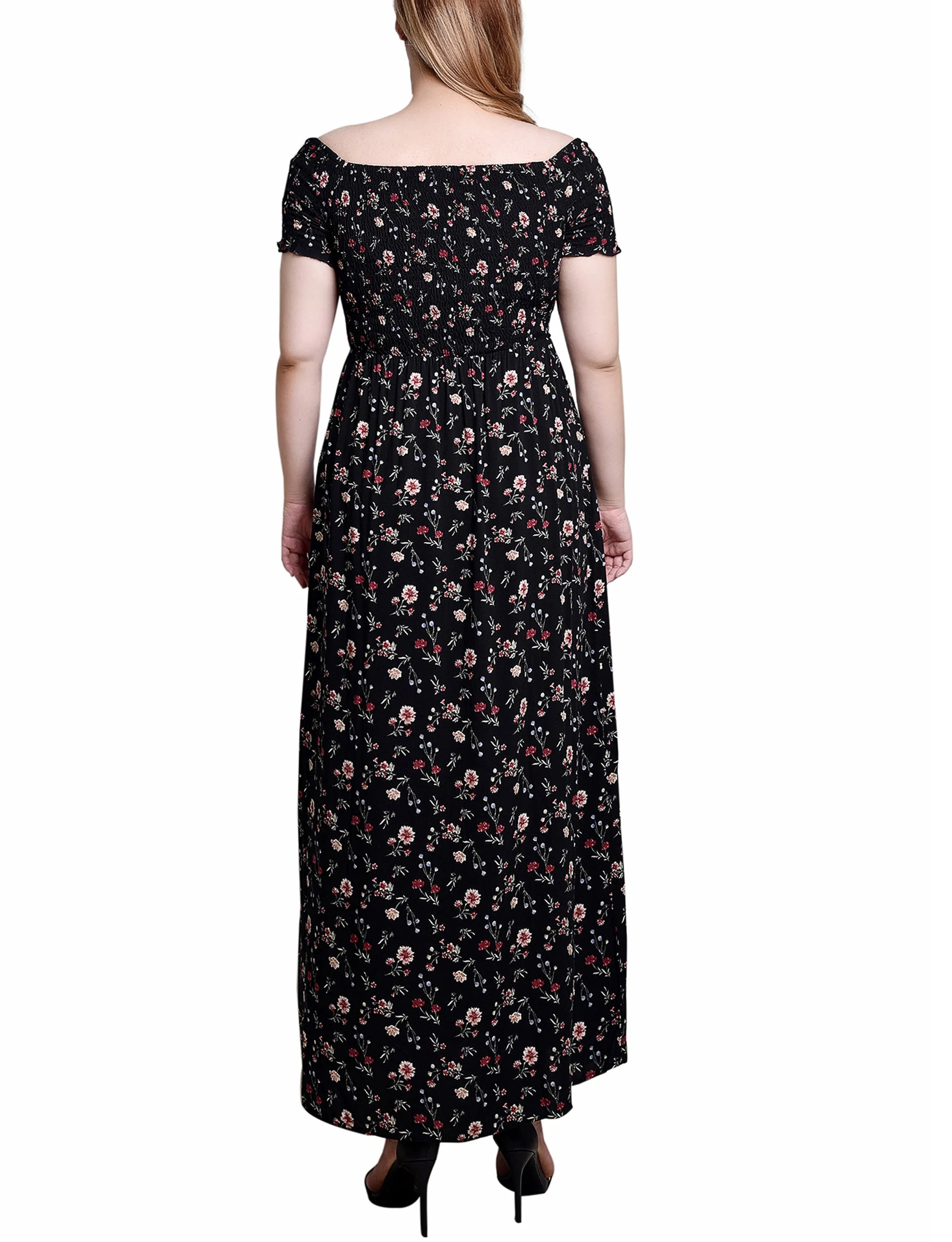 Smocked Bodice Maxi Dress