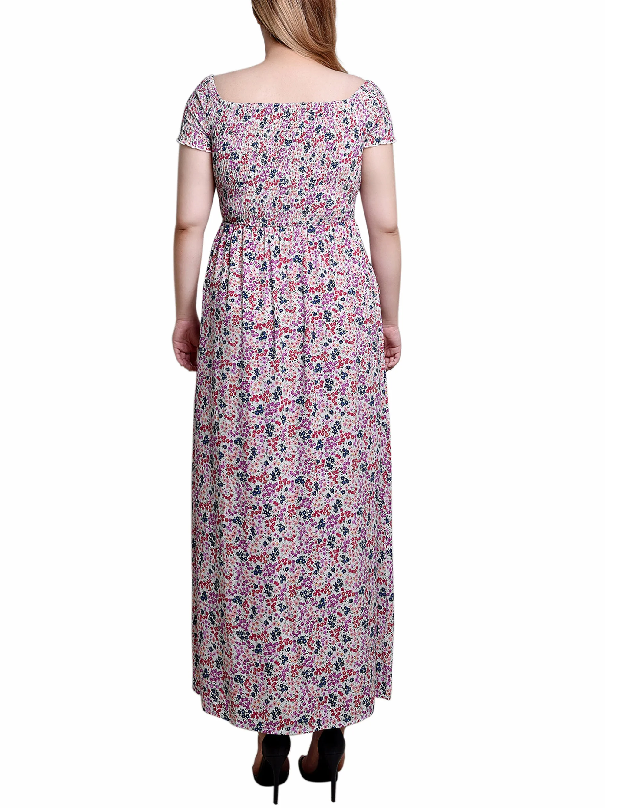 Smocked Bodice Maxi Dress