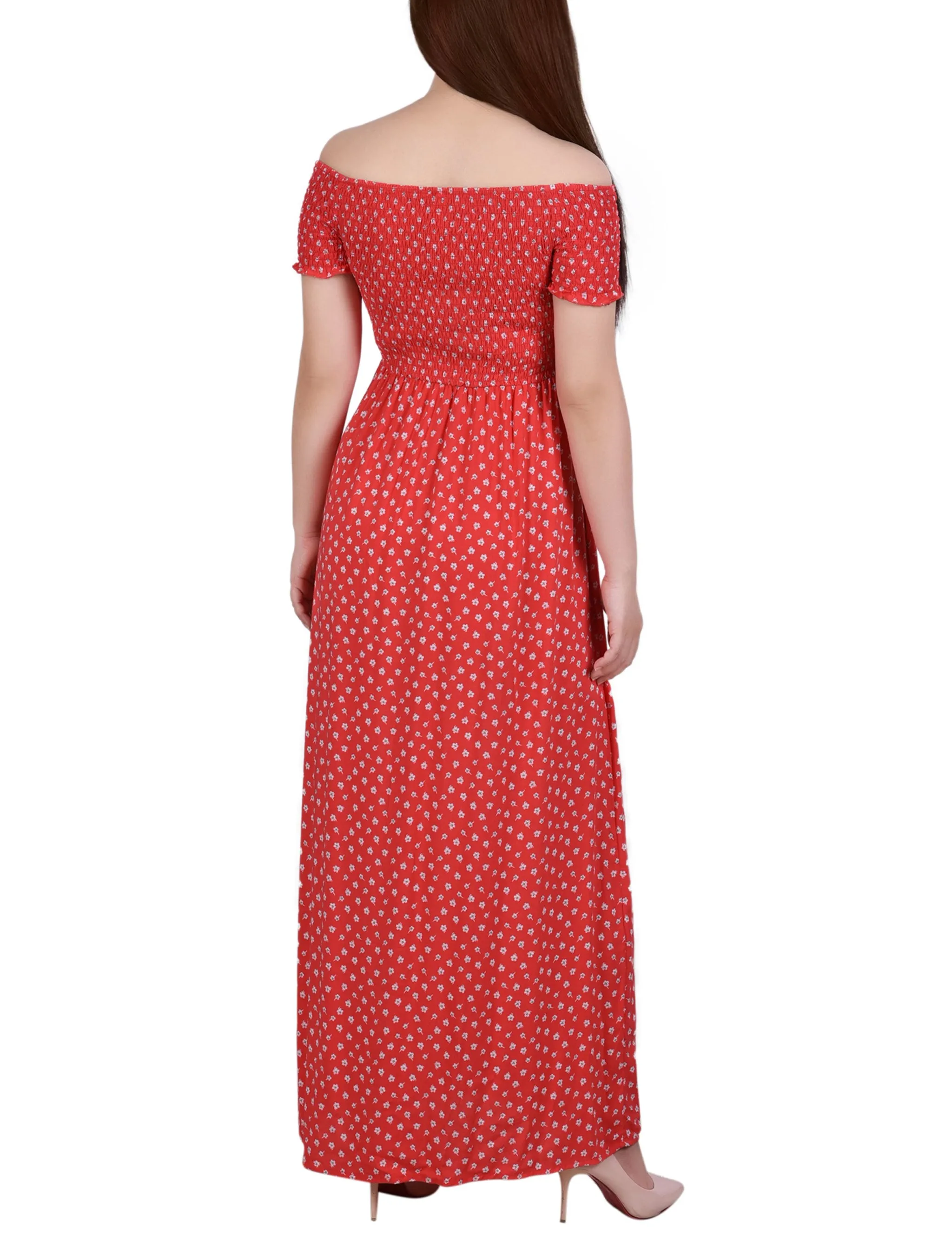 Smocked Bodice Maxi Dress