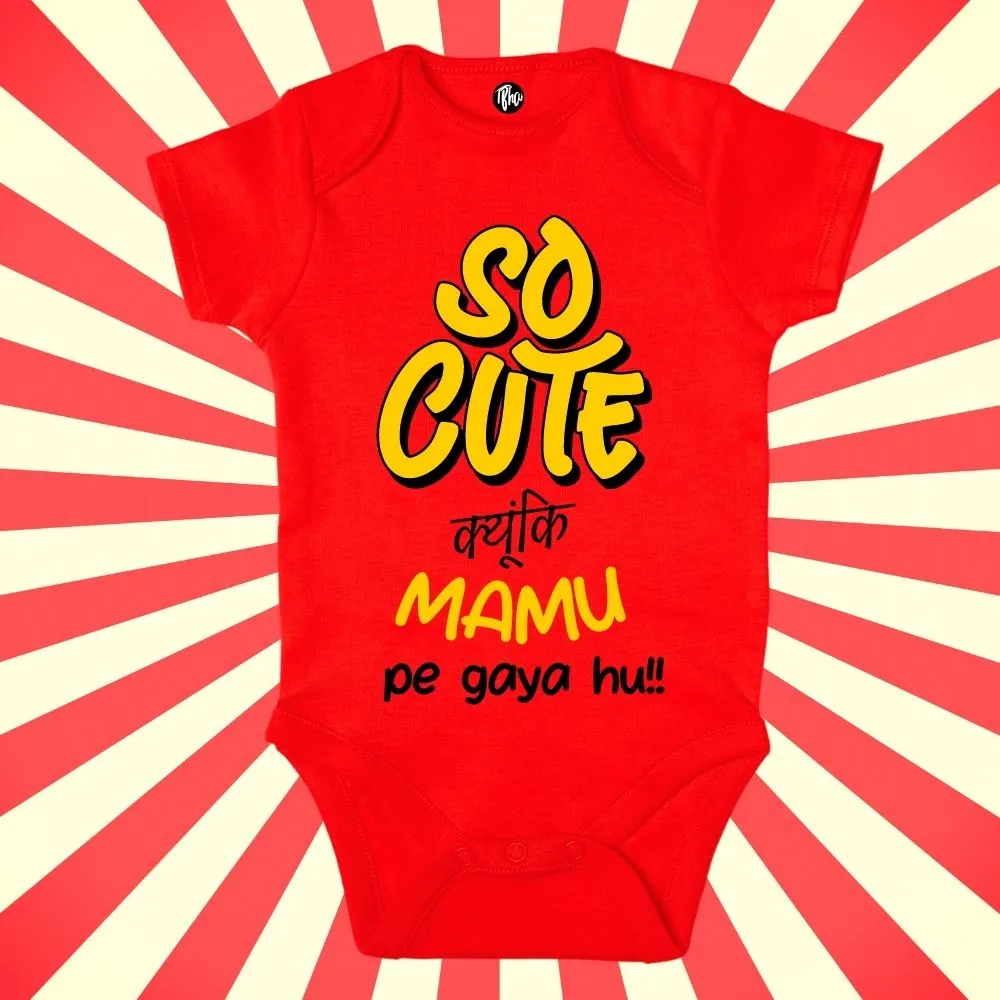 So Cute Bodysuit for Babies