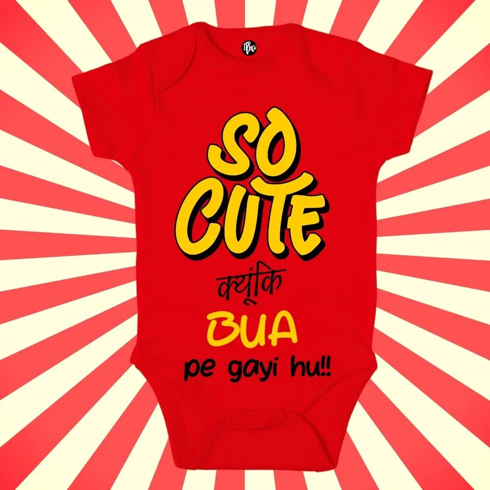So Cute Bodysuit for Babies